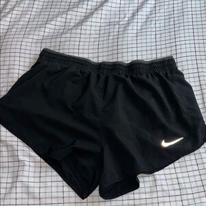 Nike Black Athletic Shorts Moisture-Wicking Lightweight